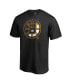 Фото #3 товара Men's Black Boston Bruins X-Ray T-shirt