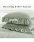 Фото #2 товара Soft Washed Microfiber Ruffle Duvet Cover Set, Queen