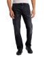 Фото #1 товара Men's Sam Black-Wash Straight-Fit Stretch Jeans, Created for Macy's