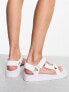 Фото #2 товара Levi's Cadys low strap sandal in white with red tab logo
