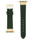 Фото #1 товара Women's Green Genuine Leather Band Compatible with 38/40/41mm Apple Watch