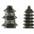 Decorative Figure DKD Home Decor 15 x 17 x 50 cm Turquoise Oriental (2 Units)