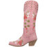 Dingo Poppy Floral Snip Toe Cowboy Womens Size 11 M Casual Boots DI732-650