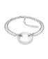 ფოტო #1 პროდუქტის Women's Stainless Steel Dual Chain Bracelet