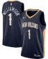 ფოტო #1 პროდუქტის Men's Zion Williamson New Orleans Pelicans 2020/21 Swingman Jersey - Icon Edition