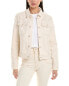 Фото #1 товара Mother Denim The Buckle Bunny Bruiser Jacket Women's White Xs