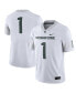 Men's #1 White Michigan State Spartans Football Game Jersey