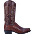 Фото #1 товара Dan Post Boots Bayou Embroidered Square Toe Cowboy Mens Brown Dress Boots DP307