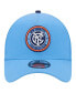 Фото #4 товара Men's Light Blue New York City FC 2024 Kick Off Collection 9Forty A-Frame Adjustable Hat