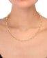 Фото #2 товара Macy's paperclip Link 20" Chain Necklace in 10k Gold