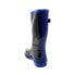 Women Classic Mid-Calf 11" Two-Tone Waterproof Rubber Rain Boots Size 8