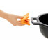 Pot with Glass Lid BRA Braisogona_A273903 Black Black/Orange Wood Aluminium Plastic Cast aluminium Ø 20 cm (1 Unit)