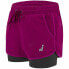 Фото #2 товара Спортивные женские шорты Joluvi Meta Duo Фиолетовый