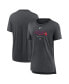 Фото #1 товара Women's Heather Charcoal Atlanta Braves Authentic Collection Early Work Tri-Blend T-shirt