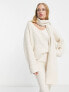 4th & Reckless jumper co-ord with scarf in white