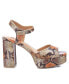 Фото #1 товара Women's Heeled Platform Sandals by