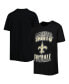 ფოტო #1 პროდუქტის Big Boys Black New Orleans Saints Forward Progress T-shirt