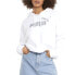 Фото #6 товара Puma Essential Cropped Metallic Logo Pullover Hoodie Womens White Casual Outerwe
