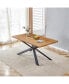Фото #1 товара 63" Oak Dining Table Set for 4-6 People