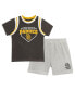 Фото #1 товара Toddler Fanatics Brown/Gray San Diego Padres Bases Loaded T-Shirt Shorts Set