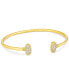 ფოტო #1 პროდუქტის Gold-Tone Crystal Grayson Cuff Bracelet