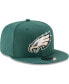 Фото #4 товара Men's Midnight Green Philadelphia Eagles Basic 9FIFTY Adjustable Snapback Hat