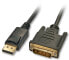 Фото #1 товара Lindy 2m DisplayPort to DVI Cable - 2 m - DisplayPort - HDMI - Male - Female - Straight