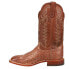 Фото #3 товара Tony Lama Chocolate Vintage Ostrich Square Toe Cowboy Mens Brown Casual Boots E