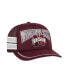 Фото #4 товара Men's Maroon Mississippi State Bulldogs Sideband Trucker Adjustable Hat