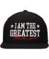 Фото #2 товара Men's and Women's Muhammad Ali Black I Am the Greatest Snapback Hat