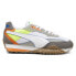 Фото #1 товара Puma Blktop Rider Vibrant Lace Up Mens Grey, White, Yellow Sneakers Casual Shoe