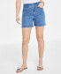 Фото #4 товара Women's Rhinestone Denim Shorts, Created for Macy's