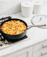 Фото #3 товара NeverStick Premium Hard-Anodized 5-Quart Saute Pan with Glass Lid