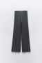 Фото #5 товара Струящиеся брюки в рубчик с широкими штанинами ZARA