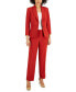 Фото #5 товара Классический костюм Le Suit из крепа с пиджаком на две кнопки и брюками, размеры для женщин обычные и маленькие