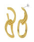 Фото #2 товара Серьги Macy's Dangle Swirl Gold Plated