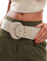 & Other Stories canvas belt in beige