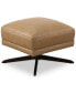 Фото #2 товара CLOSEOUT! Jarence 36" Leather Ottoman, Created for Macy's