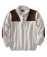 ფოტო #1 პროდუქტის Big & Tall by KingSize Patch Sweater With Mock Neck