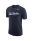 Фото #2 товара Men's Navy West Virginia Mountaineers 2-Hit Vault Performance T-shirt