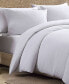 Basketweave Solid 4 Piece Duvet Cover Set, Queen