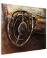Benz Mixed Media Iron Hand Painted Dimensional Wall Art, 32" x 48" x 3.1"