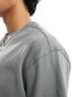 Фото #4 товара Weekday oversized t-shirt in khaki grey