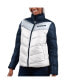 Фото #1 товара Women's White, Navy Dallas Cowboys New Star Quilted Full-Zip Jacket