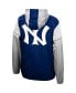 Men's Navy New York Yankees Highlight Reel Windbreaker Half-Zip Hoodie Jacket