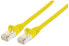 Фото #1 товара Intellinet Network Patch Cable - Cat6 - 10m - Yellow - Copper - S/FTP - LSOH / LSZH - PVC - RJ45 - Gold Plated Contacts - Snagless - Booted - Lifetime Warranty - Polybag - 10 m - Cat6 - S/FTP (S-STP) - RJ-45 - RJ-45