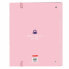 Ring binder Benetton Vichy A4 Pink (27 x 32 x 3.5 cm)