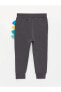 LCW baby Kapüşonlu Uzun Kollu Baskılı Erkek Bebek Fermuarlı Sweatshirt ve Pantolon 2'li Takım