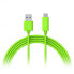 Xlayer 214348 - 1 m - USB A - USB C - USB 3.2 Gen 1 (3.1 Gen 1) - 5000 Mbit/s - Green