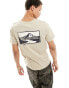 Фото #1 товара Columbia Rapid Ridge back print t-shirt in beige Exclusive at ASOS